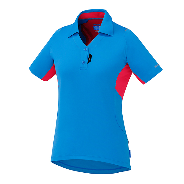 SHIMANO dres polo, dámské, lightning modrá, S