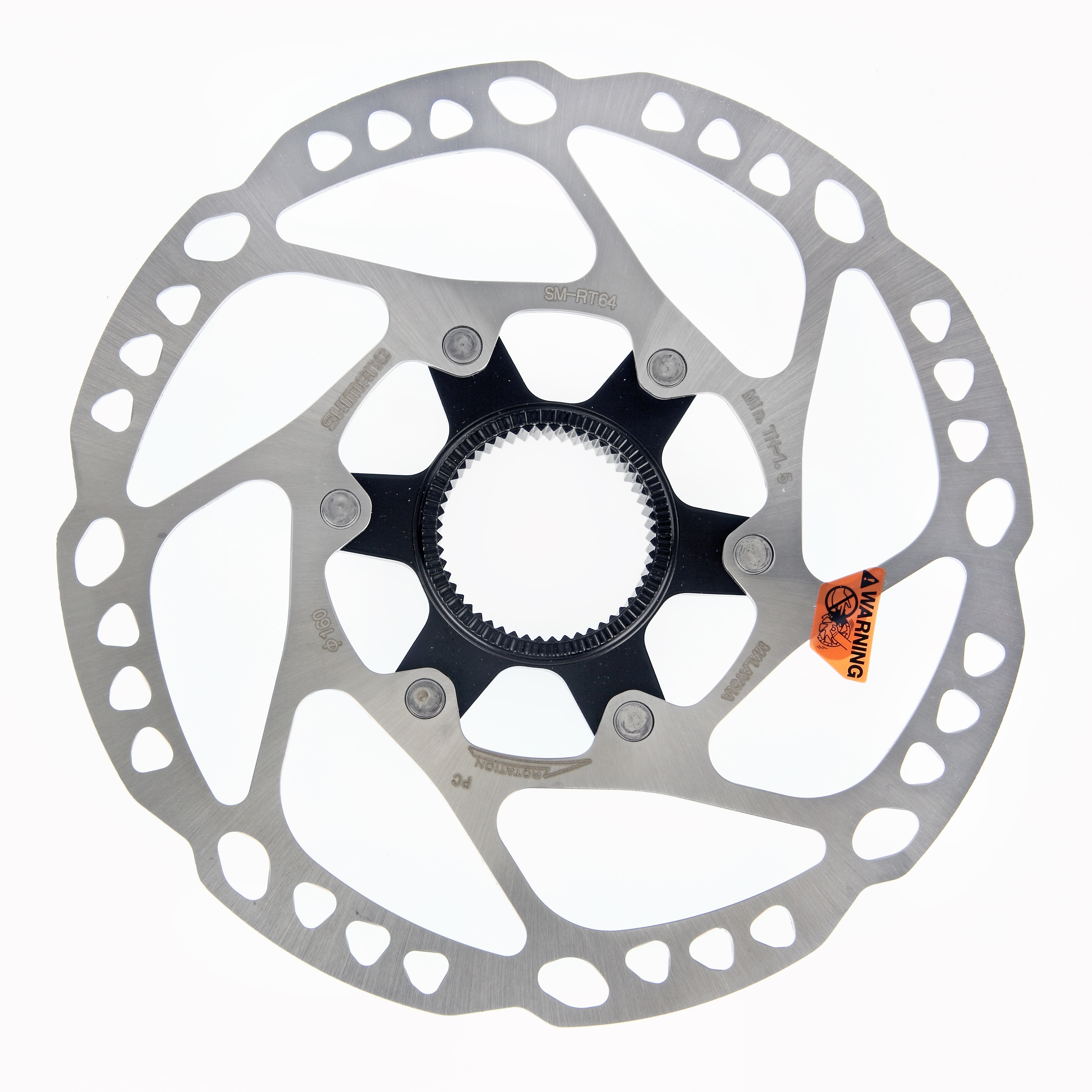 SHIMANO brzdový kotuč DEORE SM-RT64 center lock 160 mm bez lock ring set=10 ks bal