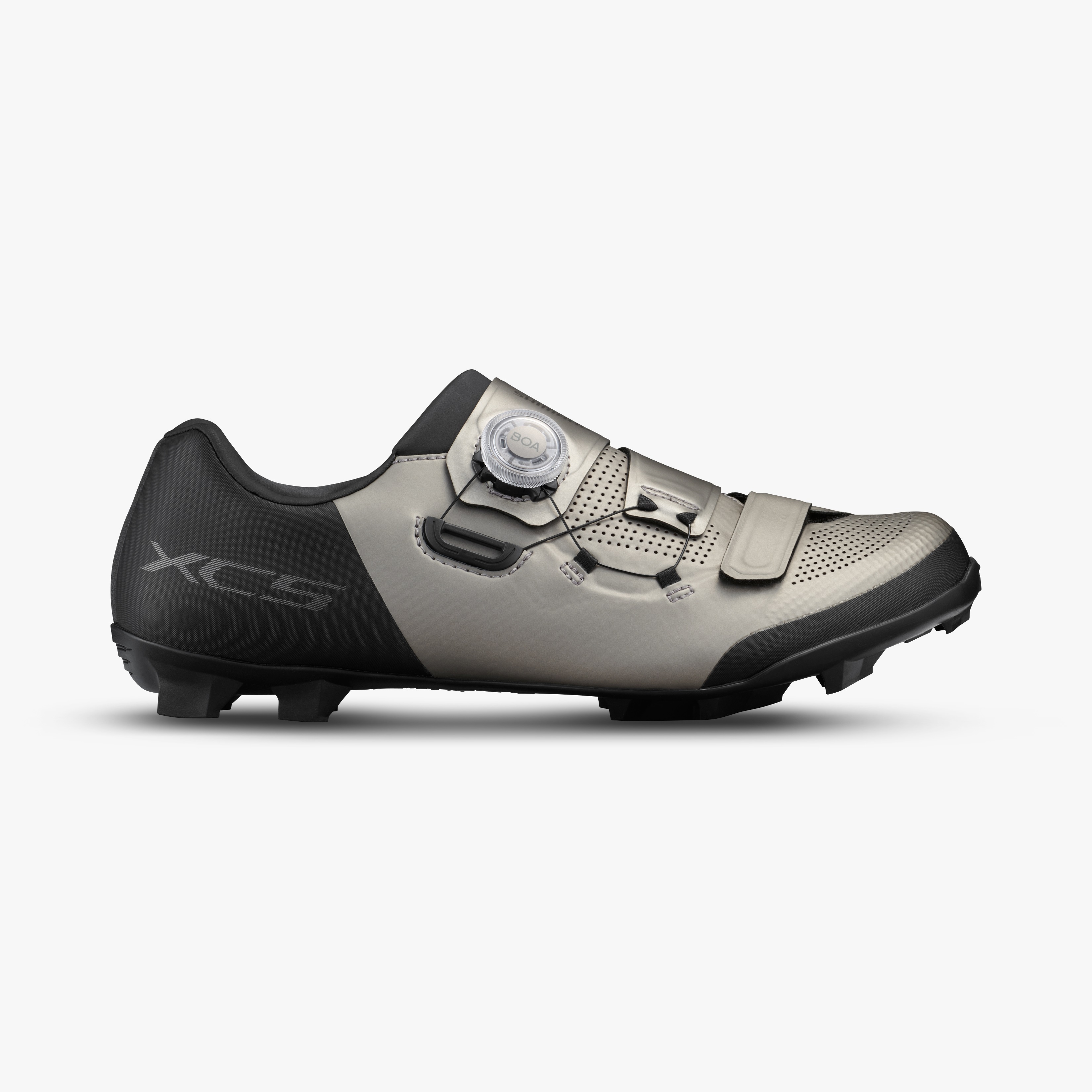 SHIMANO MTB obuv SH-XC502, pánská, stříbrná, 46, šírší