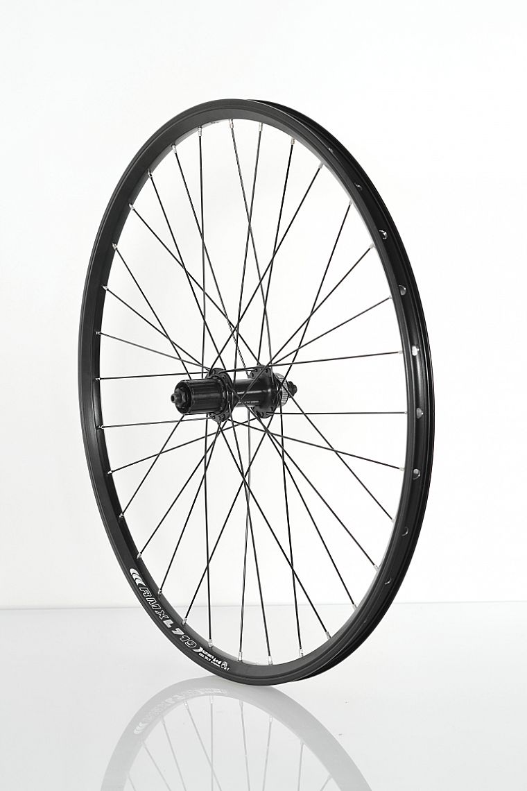26" zadní zapletené kolo Remerx Dragon 719/náboj Shimano TX505 32děr černý