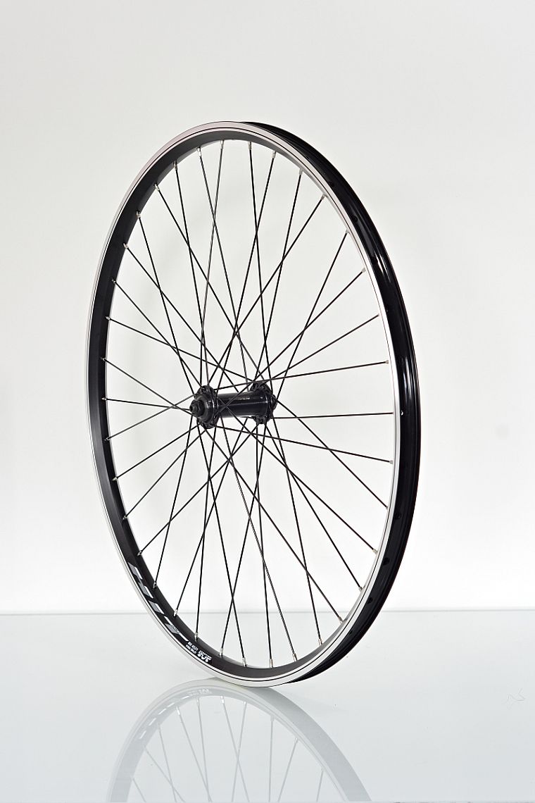 27,5" přední zapletené kolo Remerx HIT/náboj Shimano TX500 36děr černý