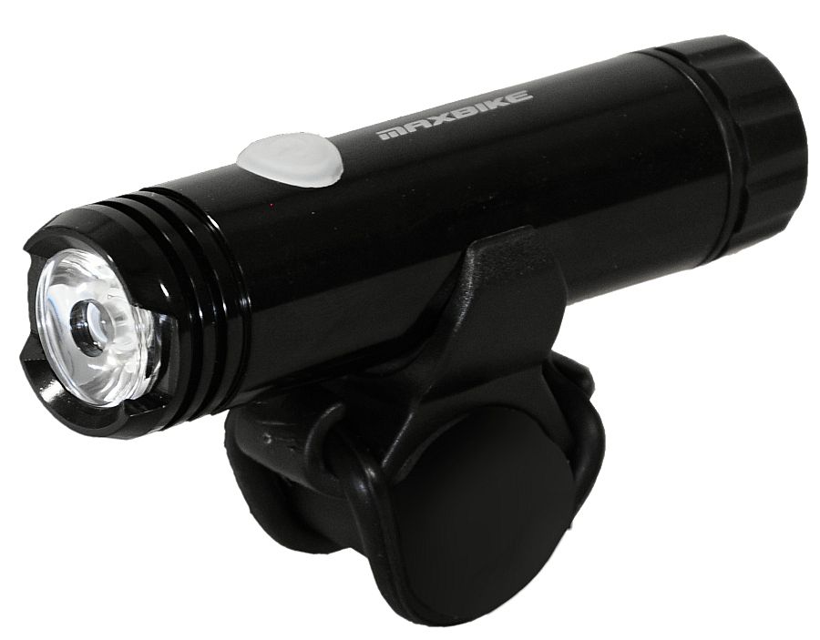 světlo přední MAXBIKE JY-7012F, 200 lumenů, USB