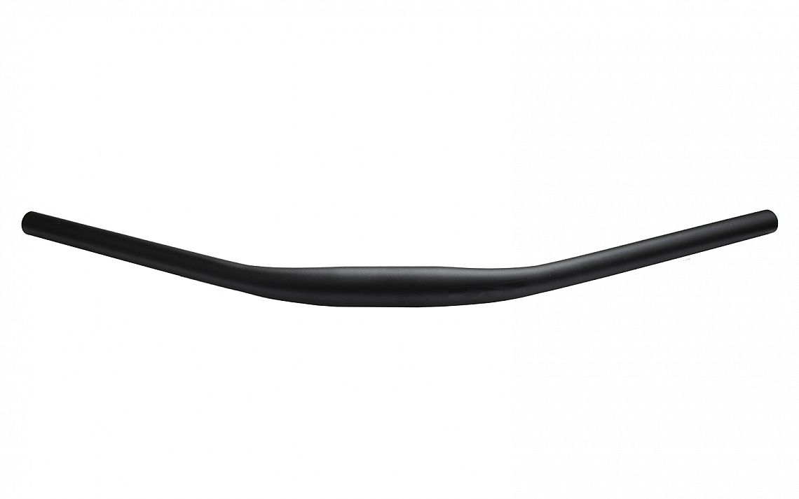 Řidítka Al City matně černé 660mm, 23 stupňů back sweep