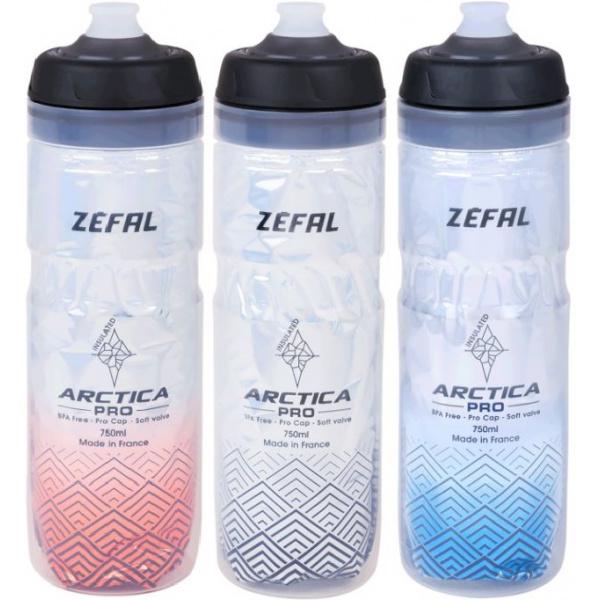 láhev Zéfal Arctica PRO 75 stříbrná-červená