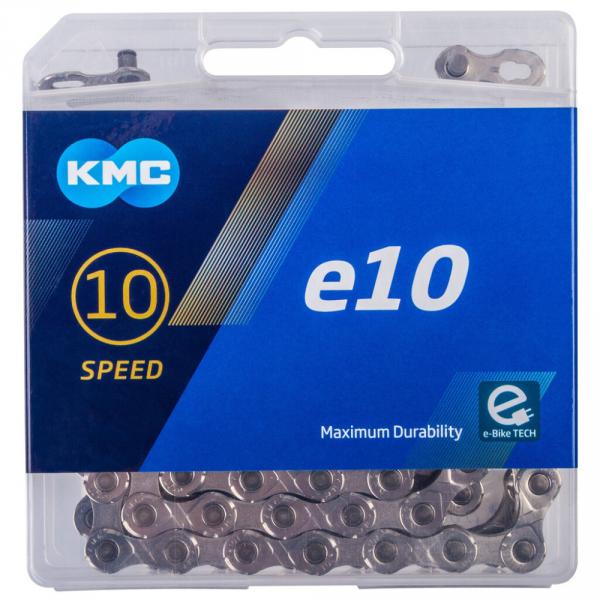 řetěz KMC e10 E-bike se spojkou, krabička 122čl.