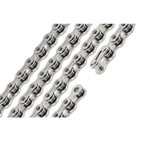 řetěz CONNEX 108 pro single speed stříbrný