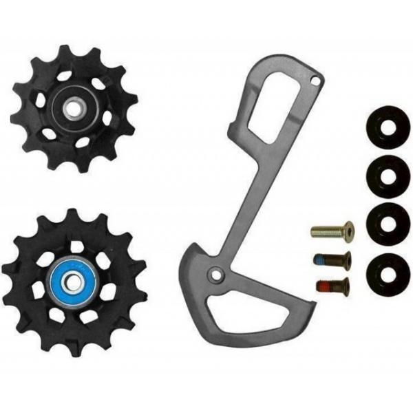 kladky přehazovačky Sram XX1 12sp. + vnitřní vodítko šedé