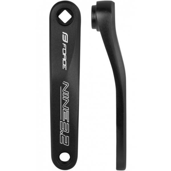 klika levá FORCE NINE3.2 Al 175mm černá