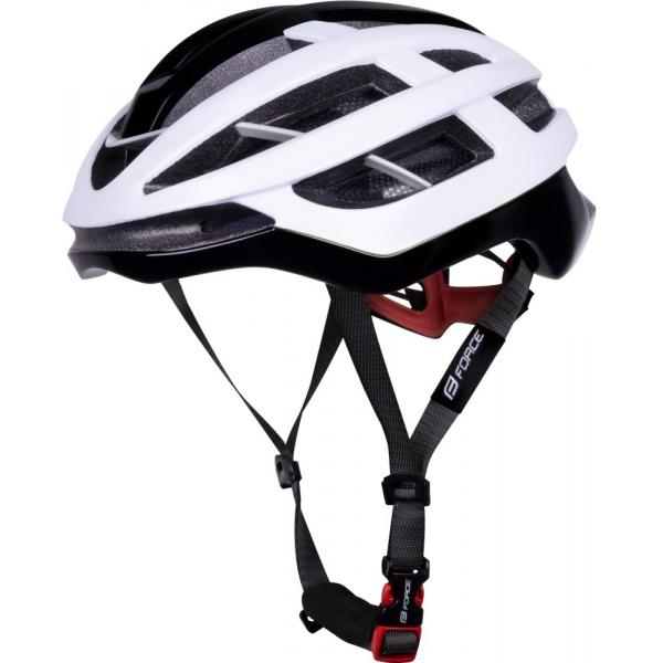 přilba FORCE LYNX bílo-černá L-XL