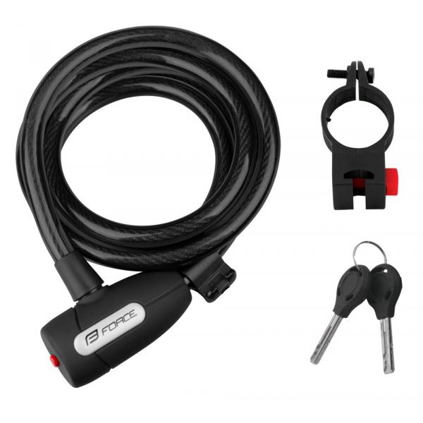 zámek FORCE LUX spirála 180cm/12mm
