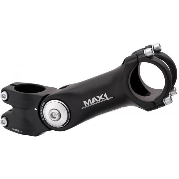 představec MAX1 stavitelný 31,8mm černý 125mm