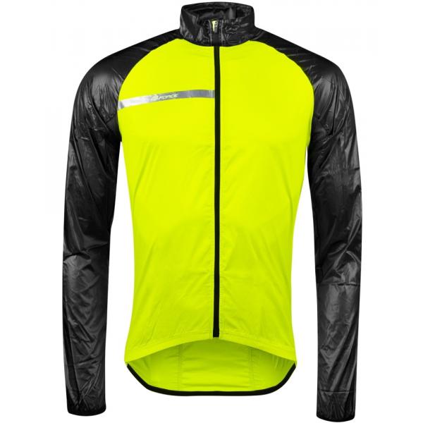 bunda Force WINDPRO KID fluo-černá 128-140