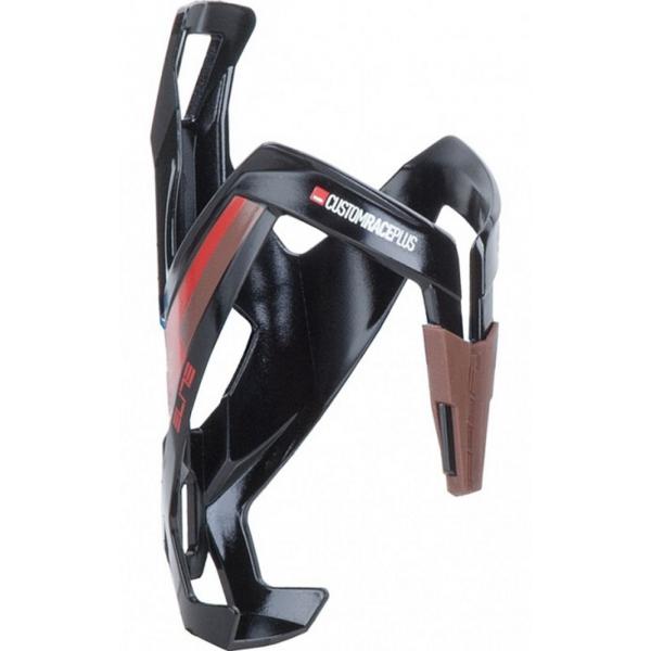 košík na láhev Elite Custom Race Plus černo-červeno-hnědý