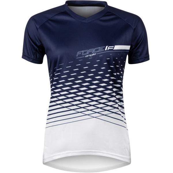 dres Force ANGLE dámský bílo-modrý 3XL