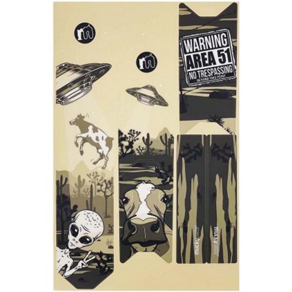 ochranná samolepka Frame Skinz na rám Area 51 matná