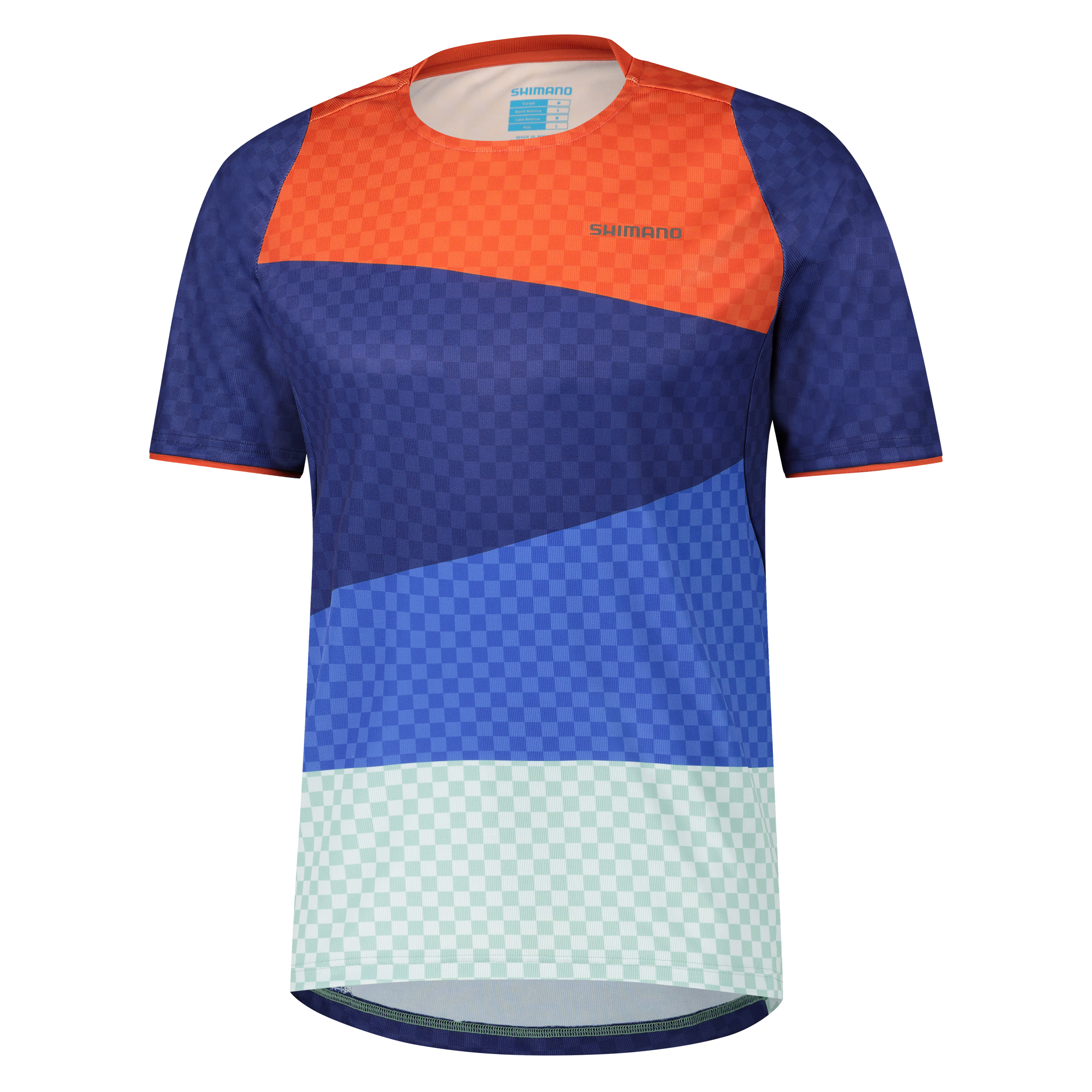 SHIMANO FUJIMI dres s krátkým rukávem, pánský, červená/navy, XXL