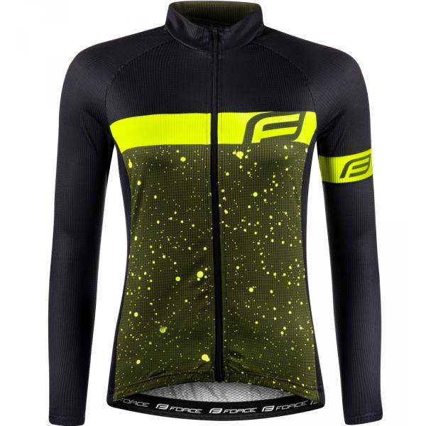 dres FORCE SPRAY dlouhý rukáv LADY, army-fluo 3XL