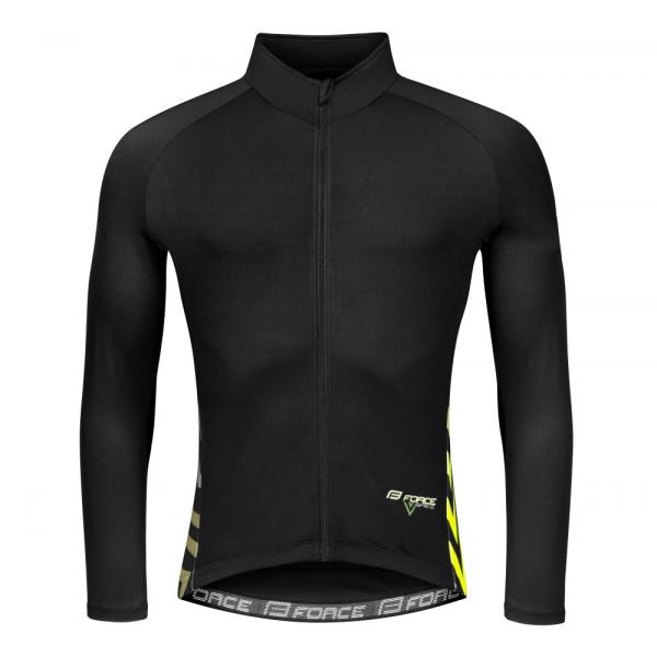dres FORCE SPIKE dlouhý rukáv černo-fluo XXL