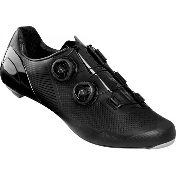 tretry FORCE ROAD WARRIOR CARBON, černé 40