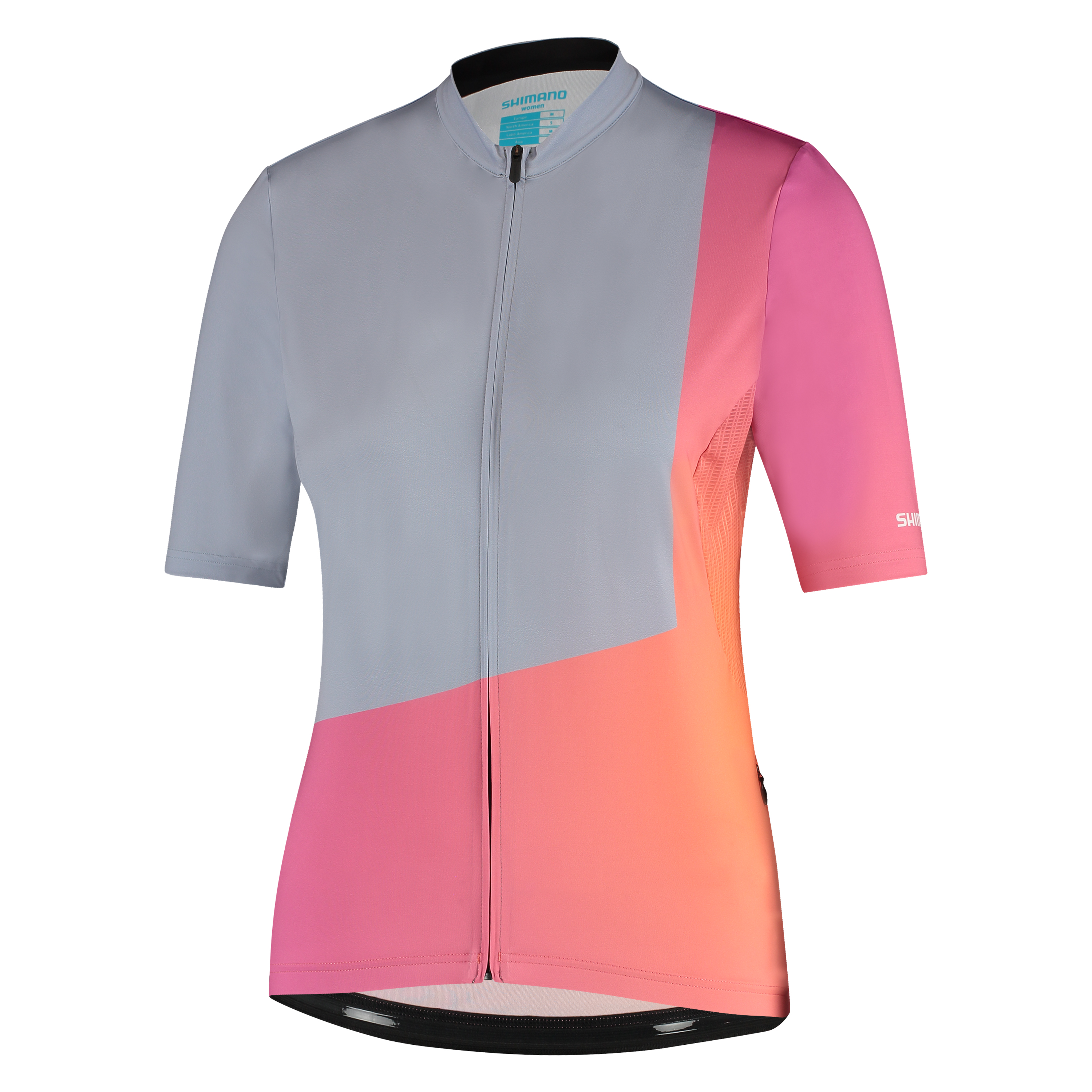 SHIMANO SUMIRE dres s krátkým rukávem, dámský, modrá/růžová, M