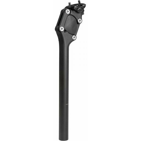 sedlovka M-WAVE odpružená Paralelogram černá 350mm 31,6mm