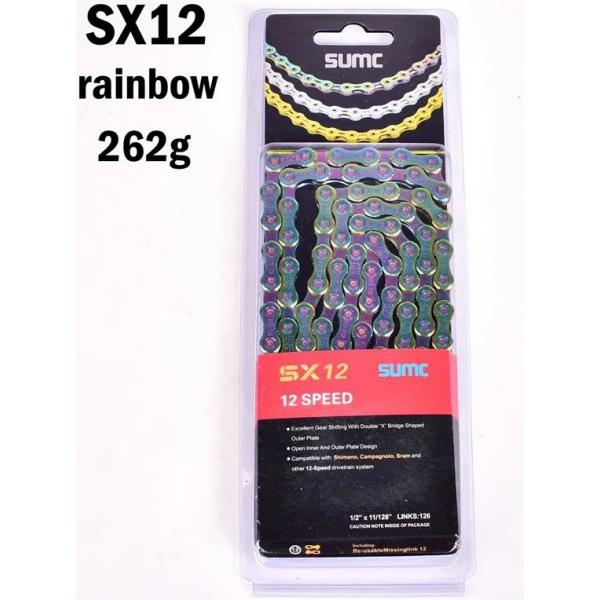 řetěz IIIPro SX12 rainbow 12sp.