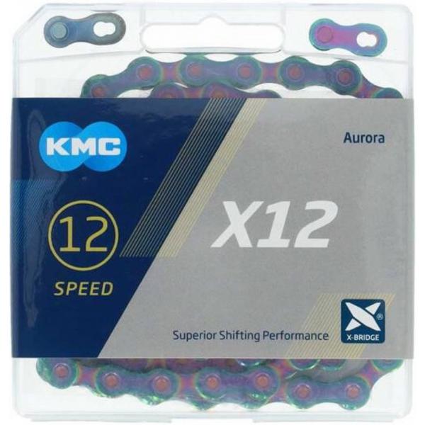 řetěz KMC X12 Aurora se spojkou 126čl.