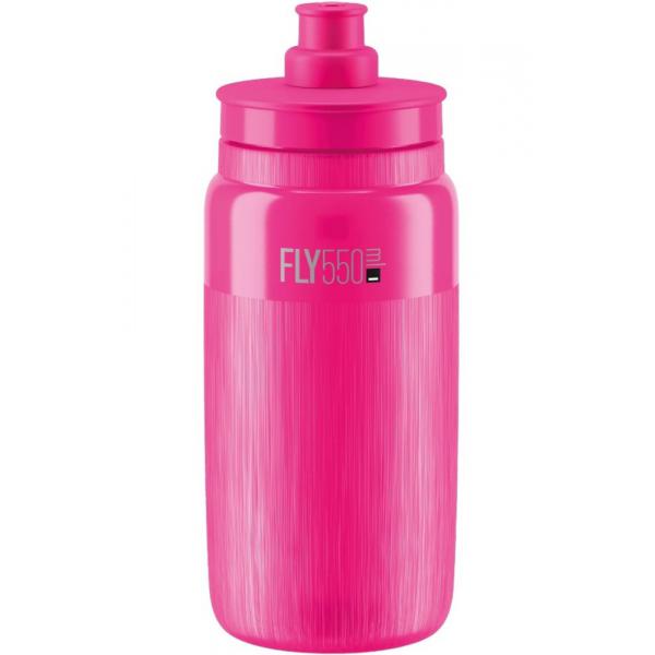láhev Elite FLY TEX 550ml průhledná/růžová
