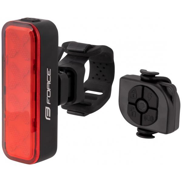 světlo FORCE zadní blikačka ALARM 300LM,36x LED, USB