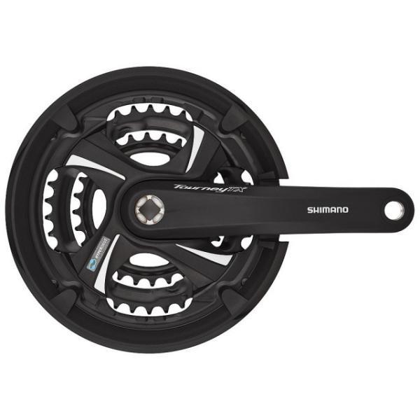 kliky Shimano FC-TX801 48/38/28 černé 175mm bez krytu