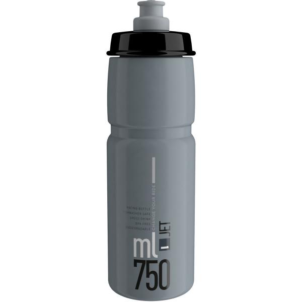 láhev Elite JET 750ml šedá/černé logo