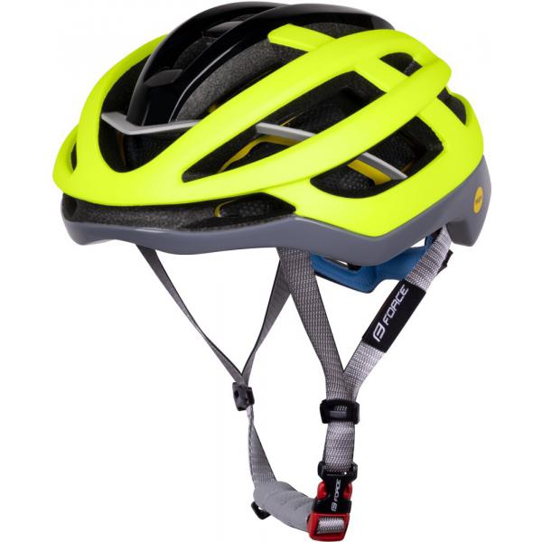 přilba FORCE LYNX MIPS fluo-černá S-M