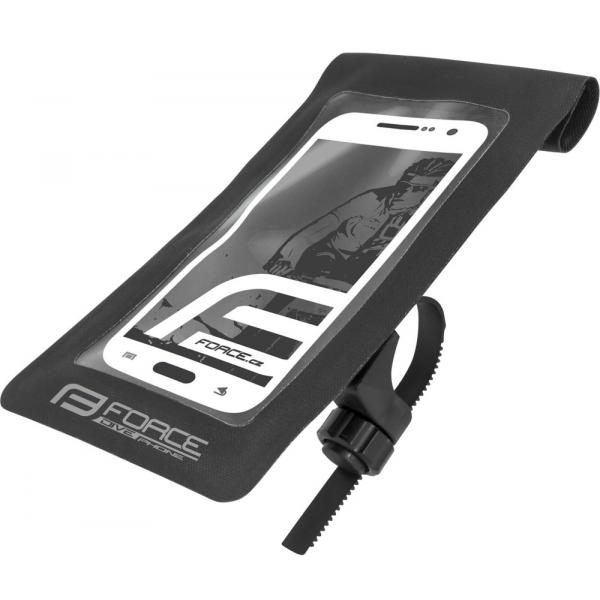 držák mobilu na řidítka FORCE DIVE vodotěsný