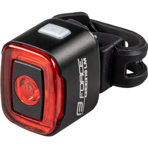 světlo FORCE zadní blikačka FLEA 70 LM USB