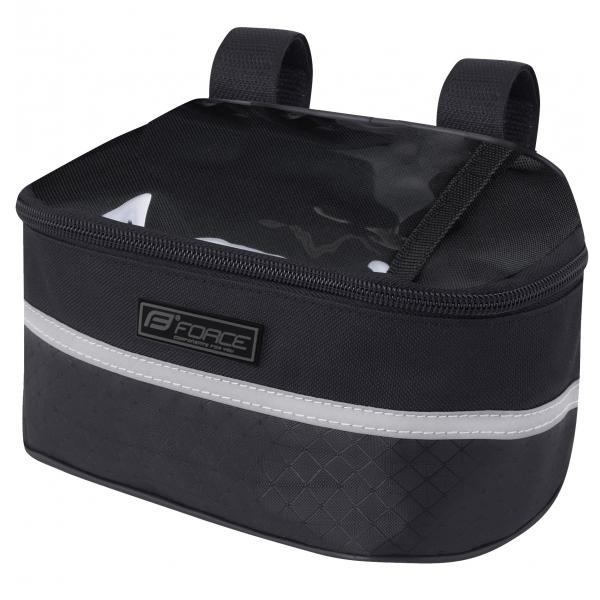 brašna FORCE ROLLER na řidítka černá