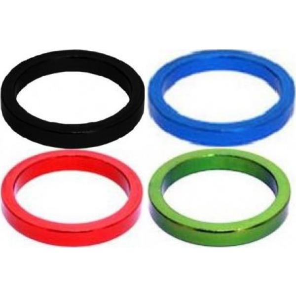 podložka distanční Neco alu 1 1/8" 5mm zelená