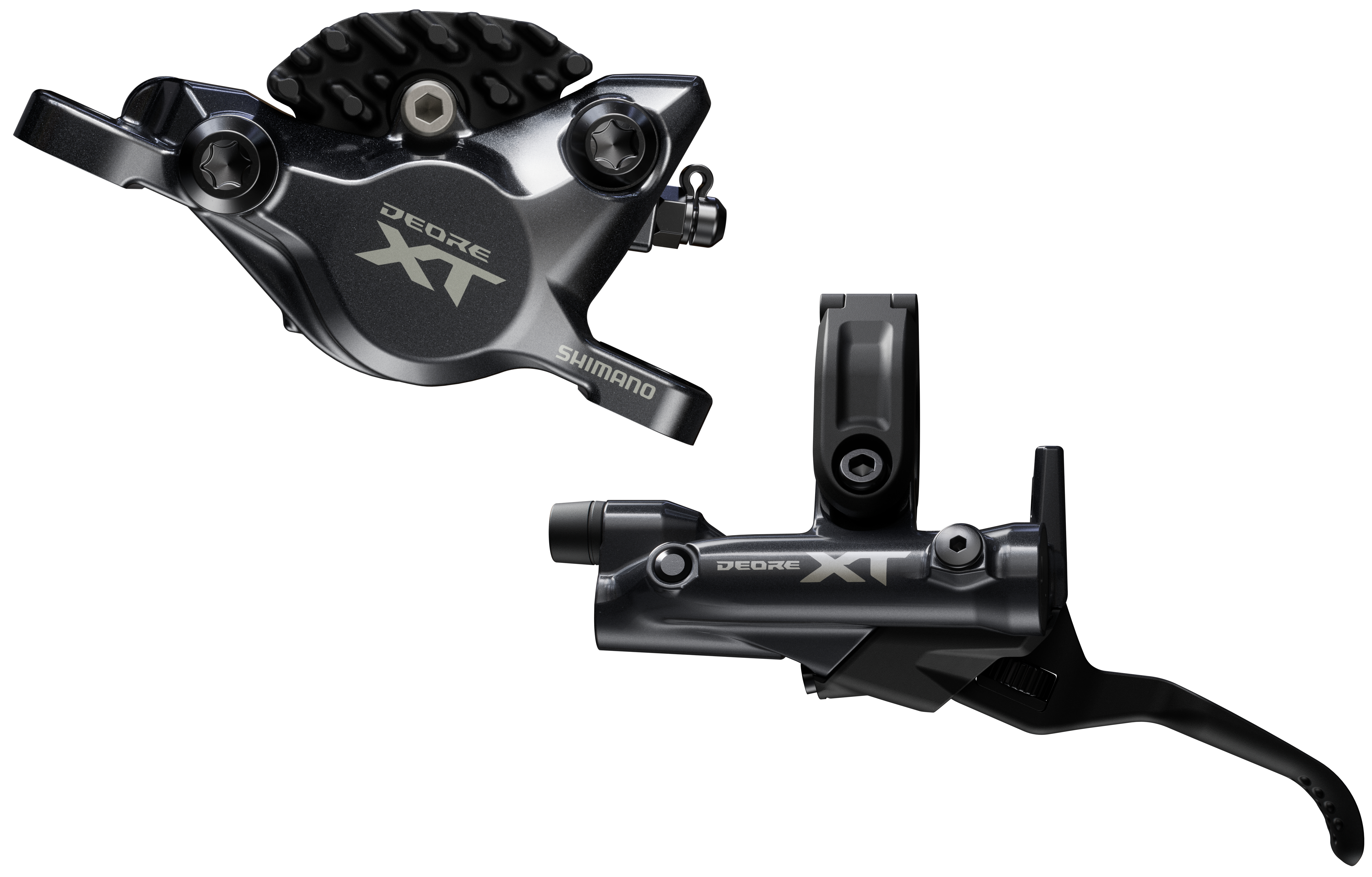 SHIMANO kot brzd-set XT BR-M8200/BL-M8200 přední/BL-M8200(L) bez adapt kov+chladič SMBH90/1000mm
