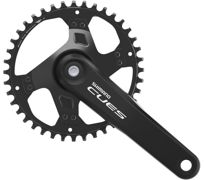 SHIMANO kliky CUES FC-U4000-1 4hran 1x9/10/11 175 mm 40z bez krytu bal