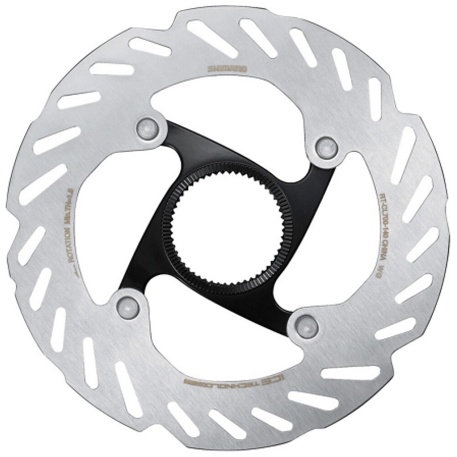SHIMANO brzd kotouč MTB-ostatní RT-CL700 center lock 140 mm pro Ice tech + lock ring (interní)