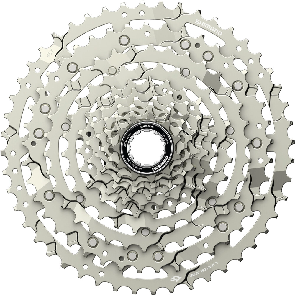 SHIMANO kazeta CUES CS-LG400-10 10 rychl 11 - 48 z. stříbrná