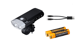 Cyklosvítilna Fenix BC30 V2.0 + nabíjecí USB sada 3500 mAh