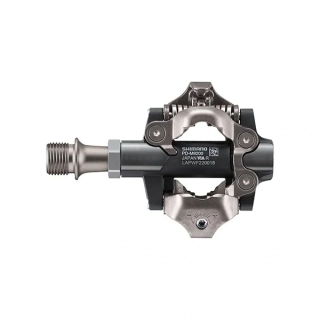 SHIMANO pedály XTR PD-M9200 SPD zarážky SM-SH51 bez odrazek černá osa o 3mm kratší