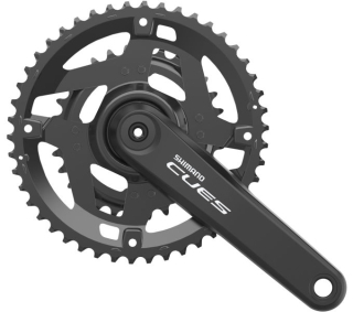 SHIMANO kliky CUES FC-U4010-2 integr.klika 2x9/10 175 mm 46x30z bez BB misek bez krytu / bez BB mise