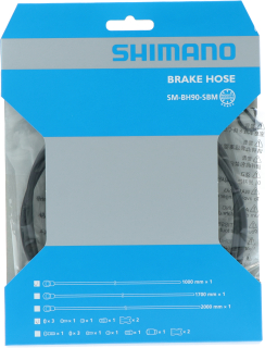 SHIMANO brzdová hadice MTB SM-BH90-SBMLL XTR(M9120)/XT(M8100/8120)/SLX(M7100/7120) 1700 mm černá bal