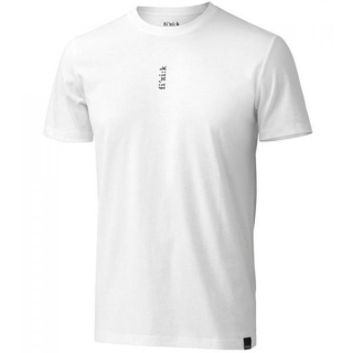 Fizik White Vertical Logo triko s krátkým rukávem