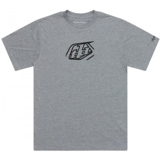 Troy Lee Designs Badge Gray triko s krátkým rukávem