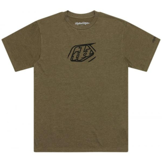 Troy Lee Designs Badge Olive triko s krátkým rukávem
