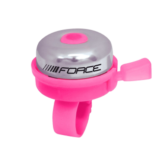 zvonek FORCE KLASIK Fe/plast 22,2mm, růžový