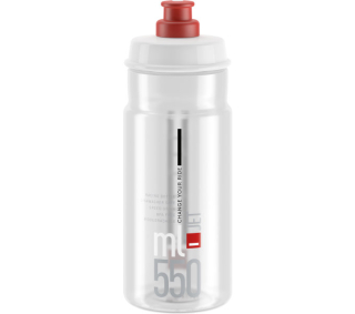 ELITE láhev JET 22' čirá/červené logo, 550 ml