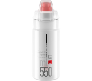 ELITE láhev JET PLUS 22' čirá/červené logo, 550 ml